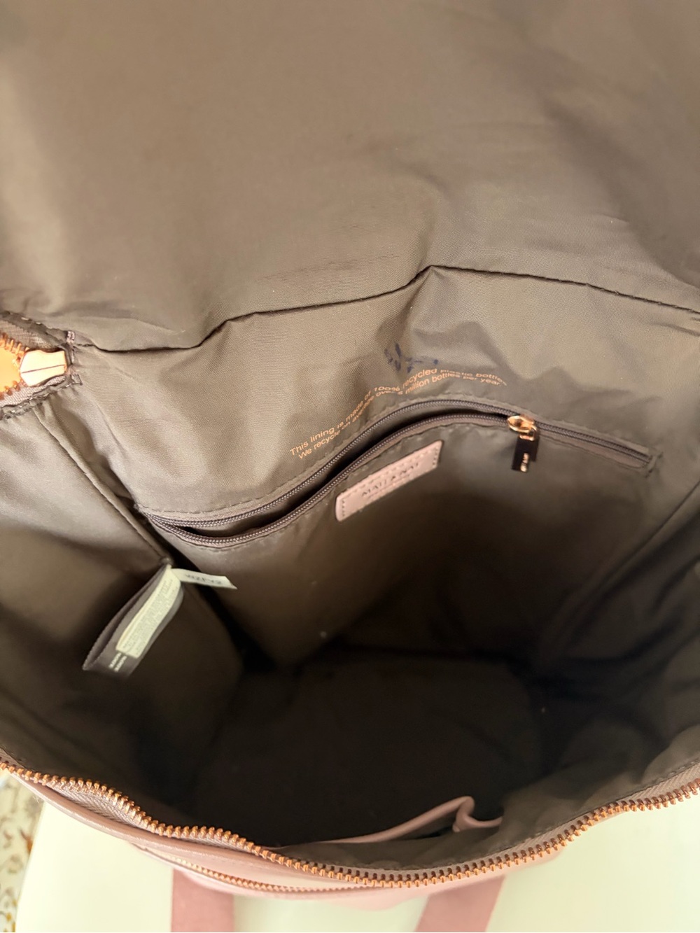 Matt & Nat BRAVE BACKPACK - BRAVE - Vegan Leather - Colour MAHOGANY - Picture 8 of 9